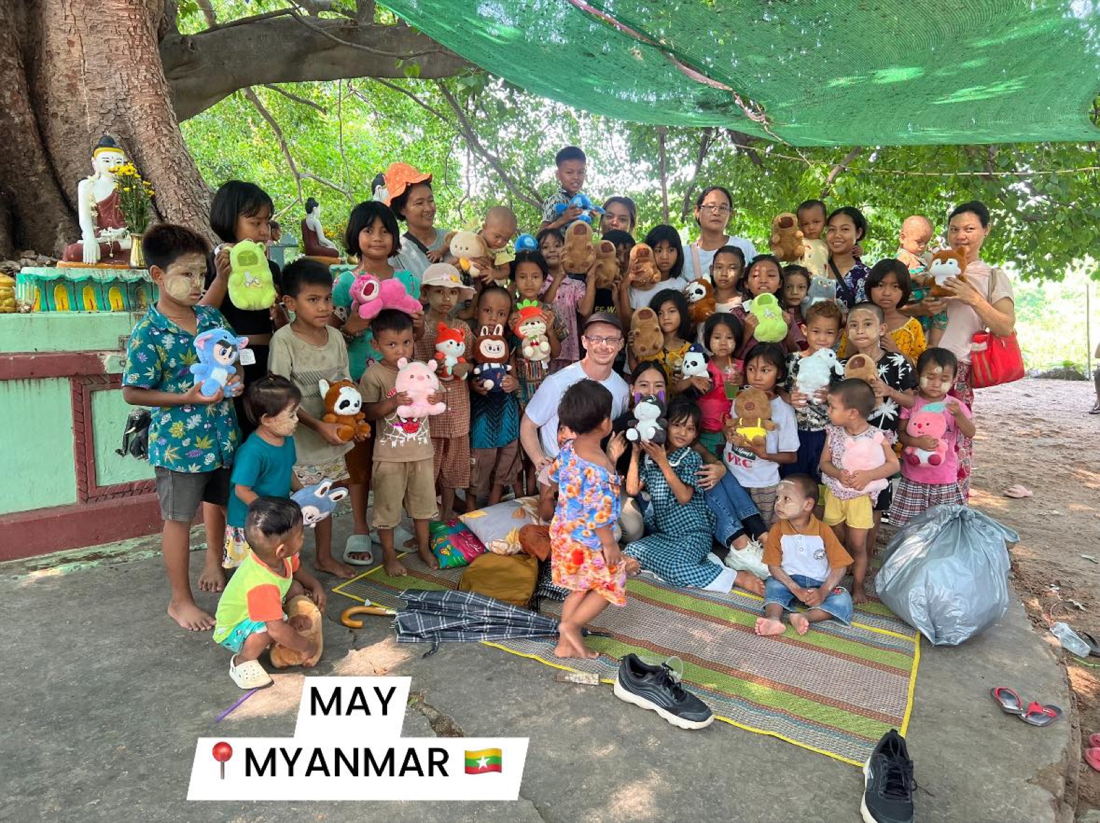 Myanmar outreach with children